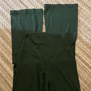 SOLD Aerie Forest Green Flare Pants